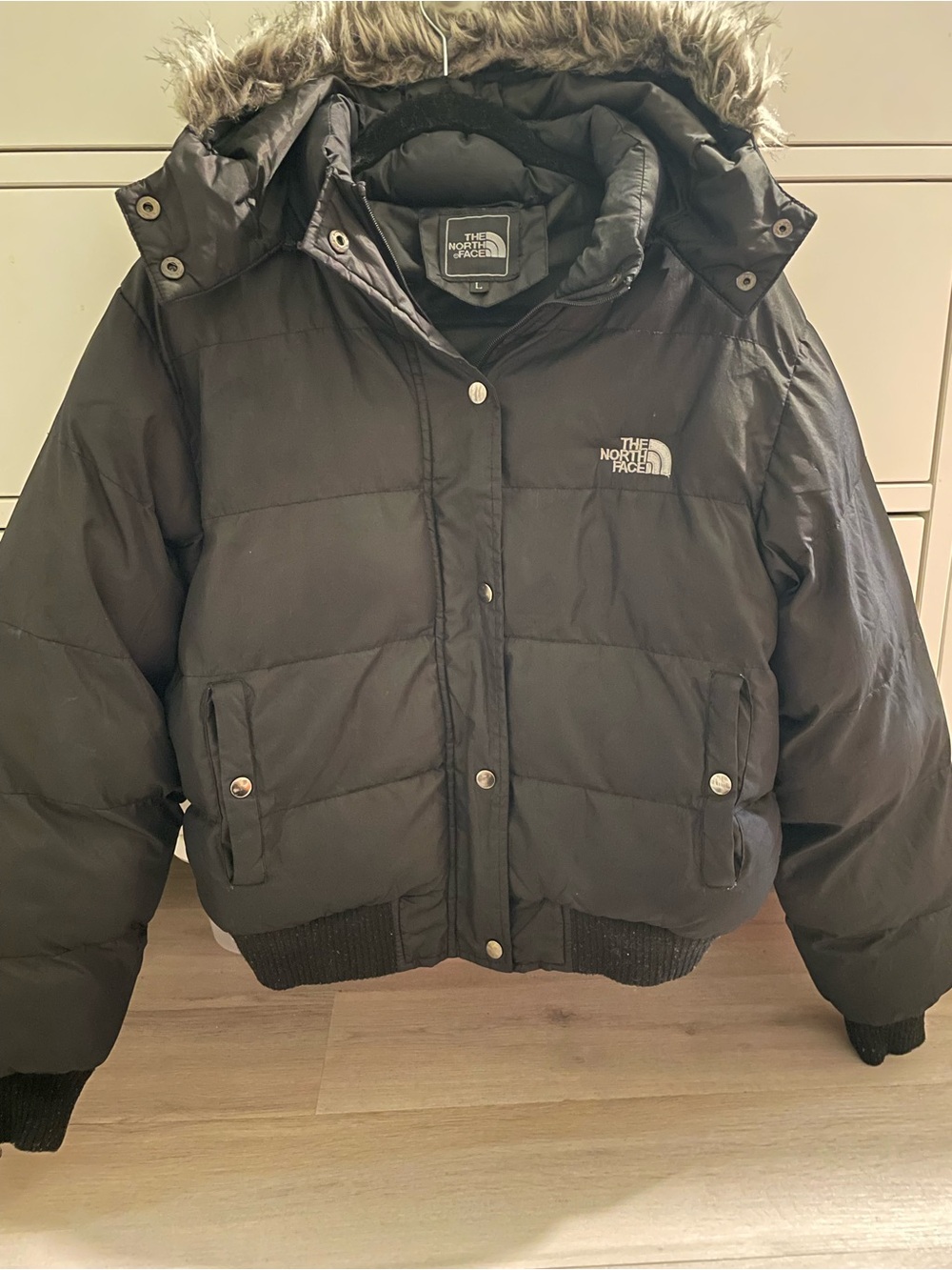 The North Face Black Quilted Puffer Coat